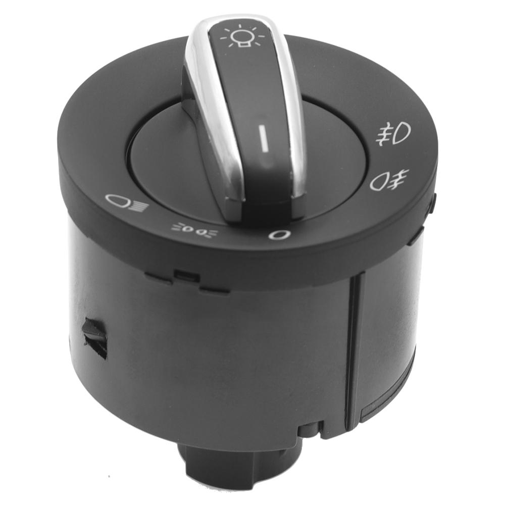 5ND941431A 5ND941431B 5ND941431C for VW Golf Jetta MK5 MK6 GTI Passat B6 B7 CC Touran Caddy Tiguan Car Chrome Headlight Switch