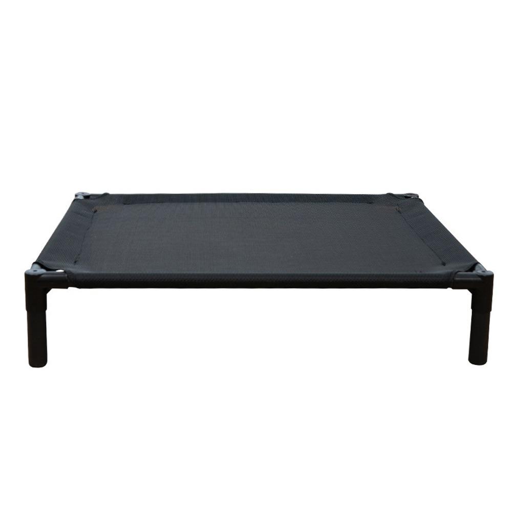 

Breathable Moisture Proof Mesh Fabric Elevated Cat Bed Detachable Portable Cat/Dog Hammock Black Cat Mat Easy to Clean