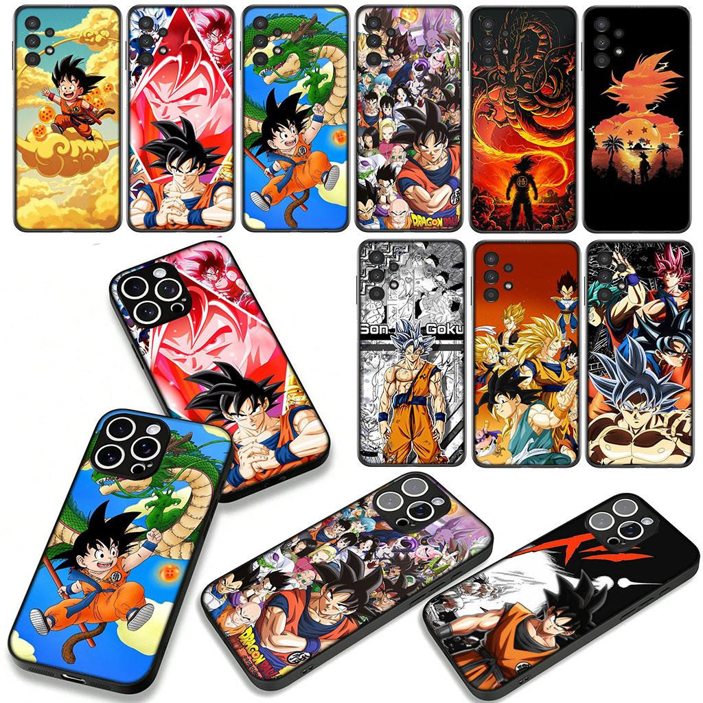 Wallpaper Dragon Goku Ball Z Phone Cover Case for Apple iPhone 16 15 14 Plus 13 12 Mini 17 Pro Max + ProMax 16E Air 16+ Casing