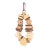 Parrot Chewing Toys Funny Wooden Rattan Balls Loofah Cardboard Hanging Bird Chew Bite Toys for Cockatiel Lovebird Budgie