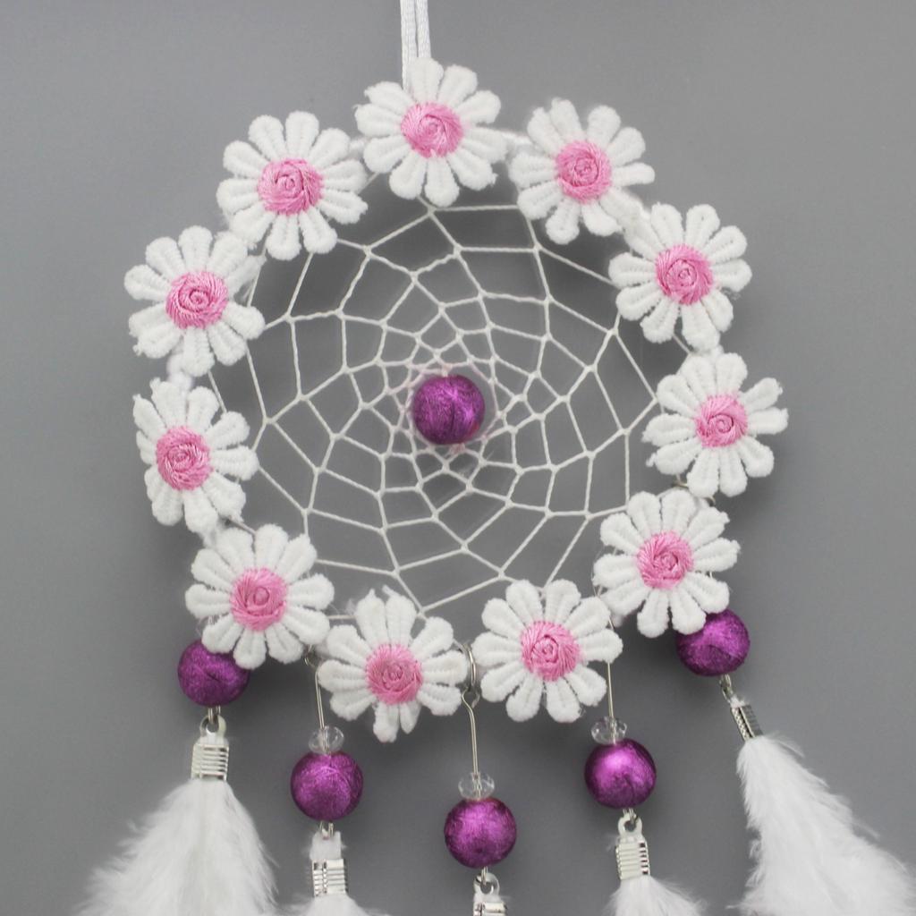 1Pc Sunflower Dream Catcher Small Wind Chime Ornament for Wedding Car Interior Home Decoration Party Gifts Gifts for Friends