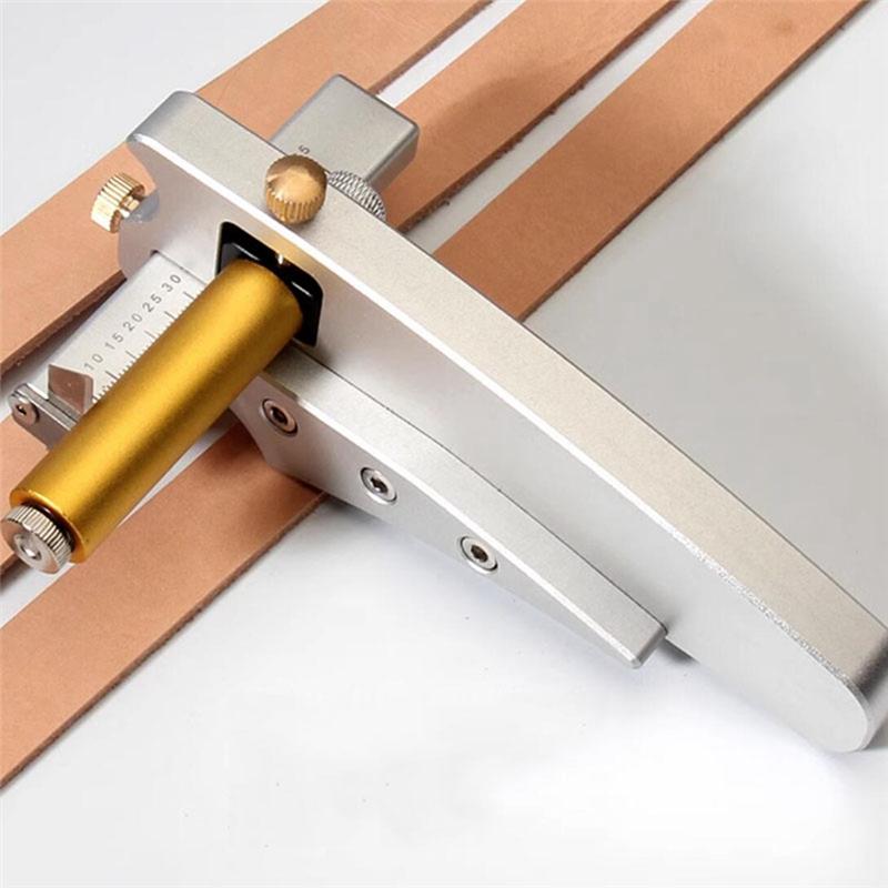 Aluminum Alloy Handheld Leather Belt Cutter Tool For DIY For Crafting(0.5-6.5 Cm Width, Thickness≤ 6 Mm) Body