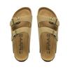 Fashion 2025 New Summer Men's Cork Slippers Suede Leather Mule Clogs Slippers Man Soft Cork Two Buckle Beach Slides Footwear for Men 45