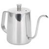 600ml Coffee Drip Kettle 304 Stainless Steel Slender Spout Thicken Coffee Pot with Cover