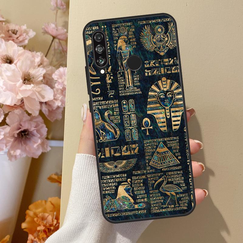 Egypt Nefertiti Ankh For Huawei Nova 7i 8i 11i 12i 12s Y73 Y70 Y90 Y60 Y72 Y61 Y91 9 10 SE P30 Pro P40 Lite Case