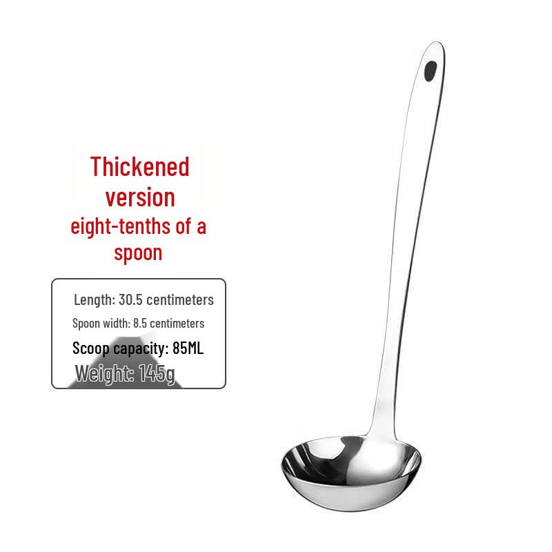 Thickened Stainless Steel Long Handle Serving Spoon