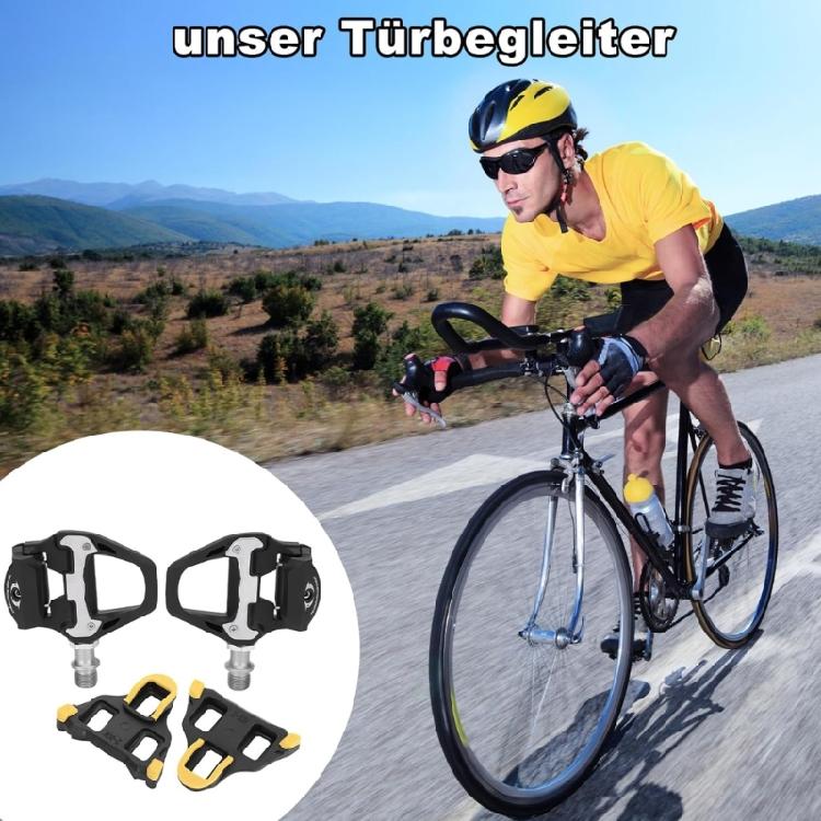 Mountain Bike Locking Pedals Crank Cleats Antiskid Bicycles Pedals Adapters for Improved Grip and Safe