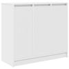 VidaXL Buffet blanc 85x34x76 cm bois d’ingénierie, meuble de rangement, meuble de rangement de cuisine, meuble de rangement 861625