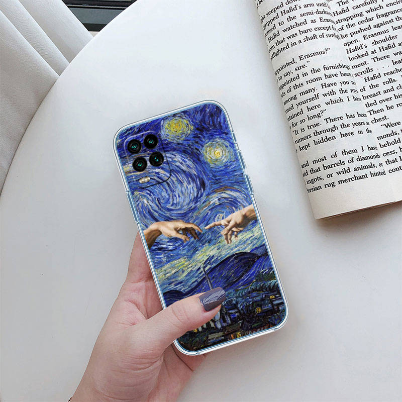 IR27 Starry Night Van Gogh Case for Motorola E22S E7 G6 G7 G8 G9 Plus Power Play G10 G20 G04 E30 E40 E22 E20 E13 E15 G22 G23 G05 G75 G35 G55