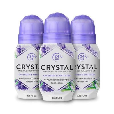 Crystal EssenceCrystal Deodorant Levandule a bílý čaj 66 ml, 118 ml, 1 jednotka