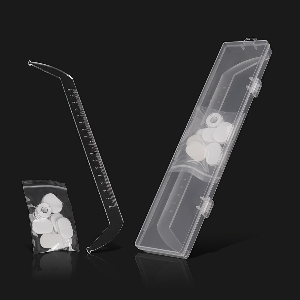

Microblading Eyebrow Mapping String Ruler Clear Acrylic Makeup Shaper Balancing Position Measure Tool PMU Supplies 1 set