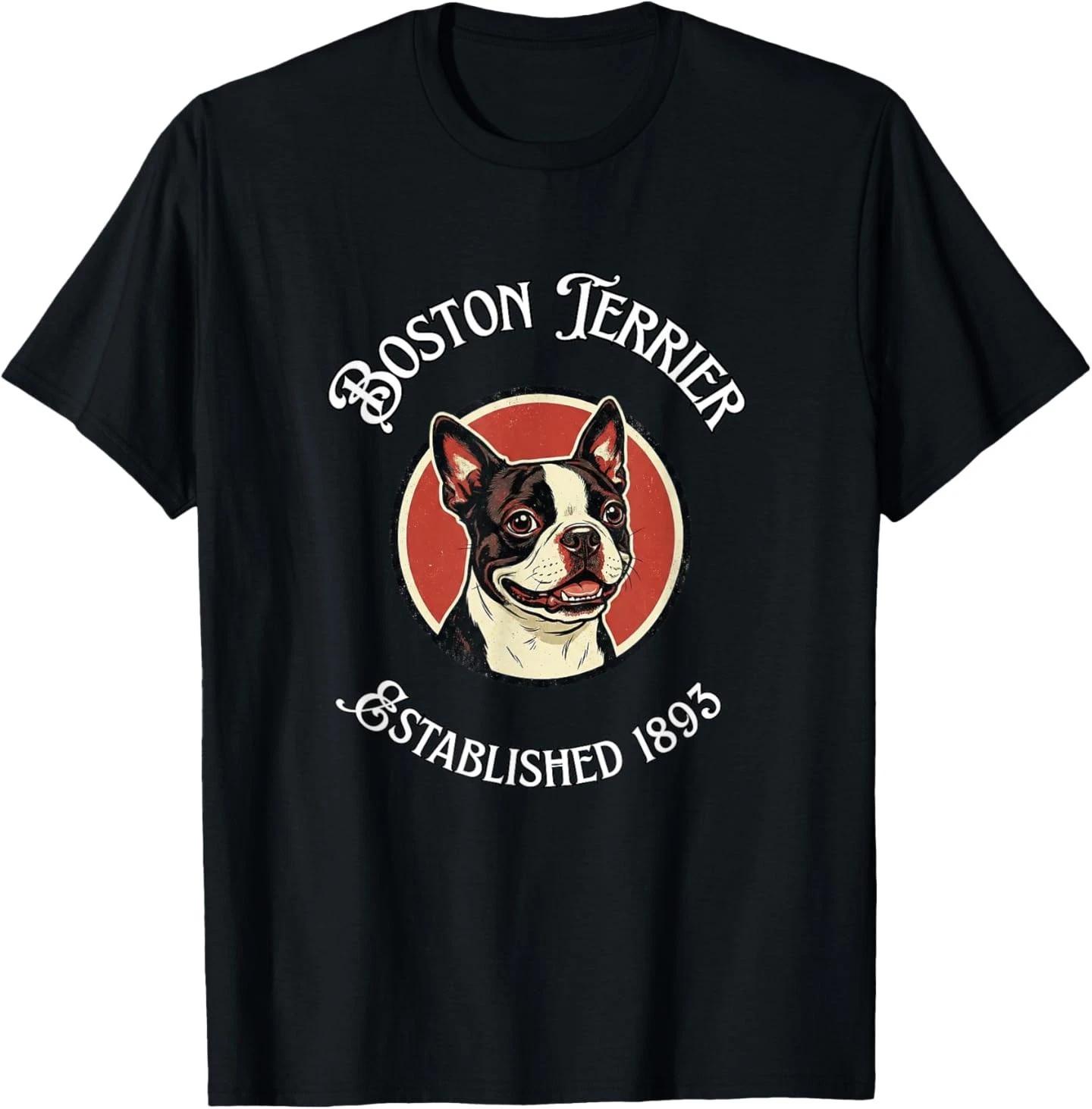 Boston Terrier Dog Breed Lover T-Shirt S