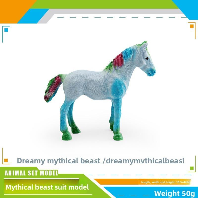 Unicorn Figurine Collectible Pvc Model For Kids Fantasy Animal Decor Play Toy