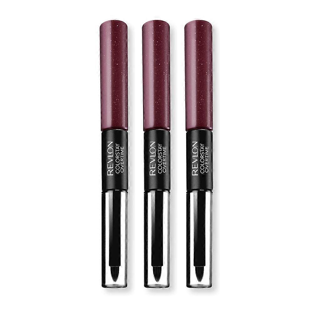 3 X Revlon Colorstay Overtime Dual Ended Lipcolor - 270 Relentless Raisin