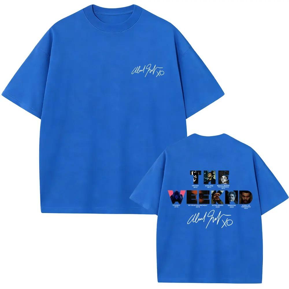 The Weeknd Music Album Cover Graphic T Shirt Unisex Unisex Hip Hop Fashion Oversized Tshirt Male Female Casual Cotton Retro Tshirt