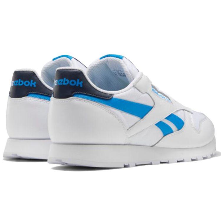Reebok Classic Leather White Horizon Blue Unisex Sneakers Vector-Navy FX2284