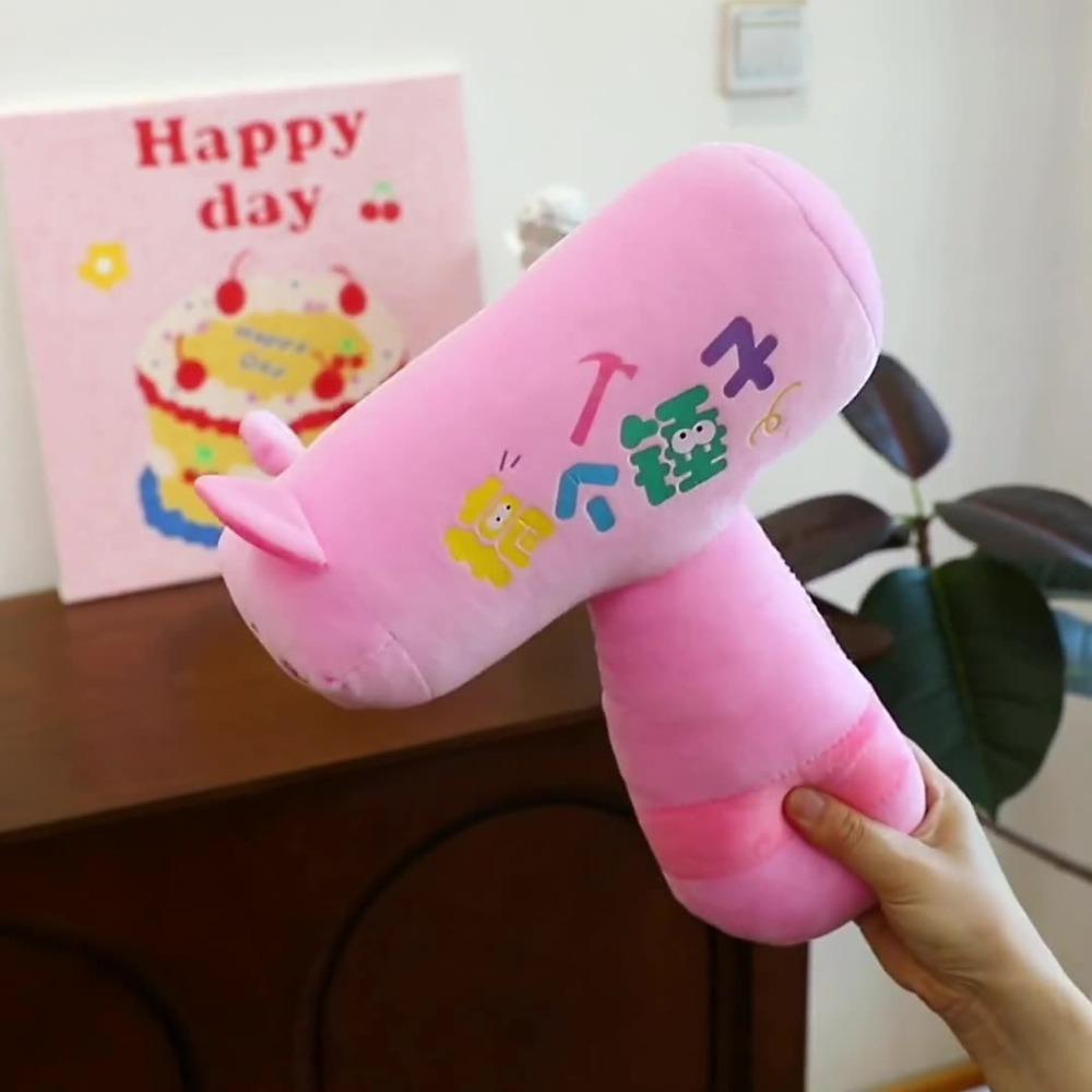 Stuffed Hammer Capybara Stuffed Doll Collection Capybara Fluffty Doll  Children Gift