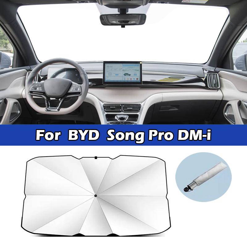For BYD Song Han Yuan Tang Qin KING Seagull Dolphin Car Front Windshield Sunshade Umbrella Sun UV Protection Auto Accessories