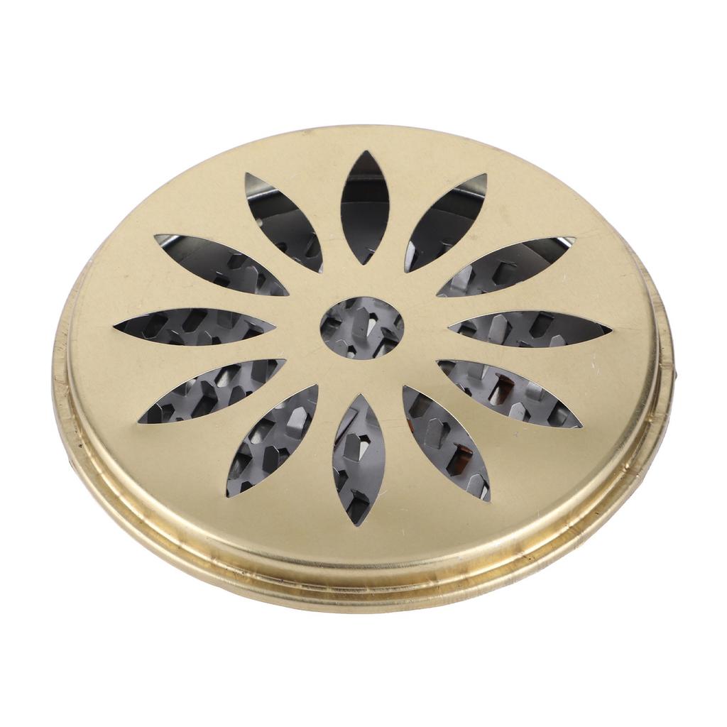 Tragbarer Weihrauchspulenhalter mit Abdeckung, Edelstahl, feuerfester Weihrauchspulenhalter für die Terrasse im Freien