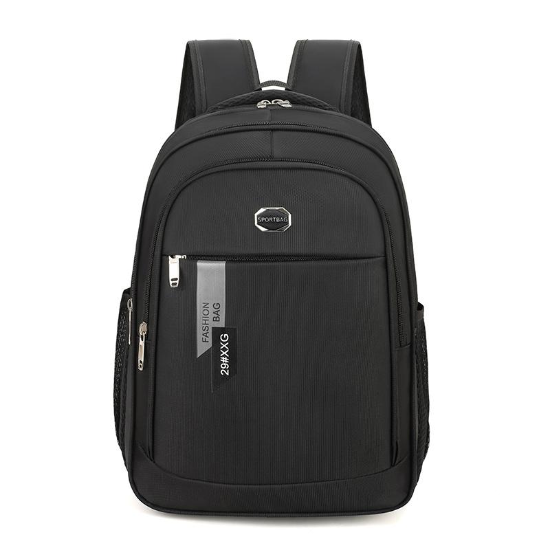 

Business leisure backpack new men s inch computer bag women s commuter college student schoolbag outdoor travel backpack 30*19*40cm чорний