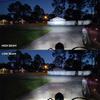 5.75 Inch Motorcycle LED Headlight Black Faro Moto Light White Angel Eyes For Dyna Sportster Softail 5 3/4" Led Moto Headlamp