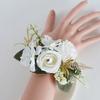 5Pcs Wedding Corsages Boutonniere Prom Boutonniere for Wedding Ceremony Anniversary, Rose Corsages for Bride and Groom,