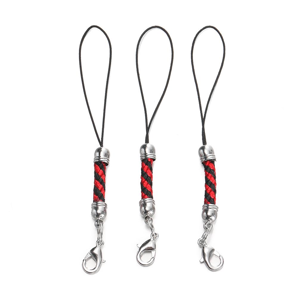 10/20pcs Keychain Rope with Lobster Clasp Jump Rings Lanyard Lariat Strap Cord For DIY Keyring Pendant Jewelry Making Supplies