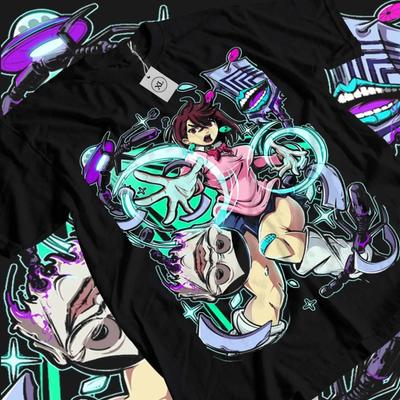 Momo Ayase Dandadan T-shirt Okarun Exclusive Anime Gift Shirt All Size