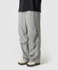 UMBRO Parachute Pintuck 2-Way Wide Pants Gray Ur223Cpt51 (B Type)