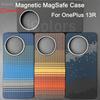 MagSafe Case for OnePlus 13R Carbon Fiber Aramid Fiber Case Magnetic Cover Ultra-Thin Lightweight Silm Anti-Scratch Durable