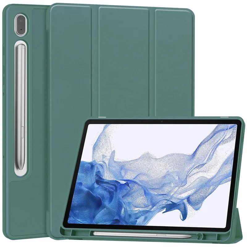 Case For Samsung Galaxy Tab S9 FE+ S10 FE Tablet Cover with Pencil Holder Funda For Galaxy Tab S9 FE Plus+ Cover SM-X610 SM-X510