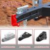 Cenipar Trailer Hitch Lock Universal Size Fit 1-7/8", 2", And 2-5/16" Couplers, Heavy Duty Steel, For Vehicles, Trailers, And RVs(Red)