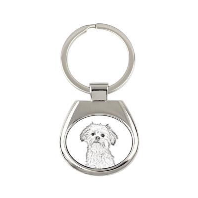 Lowchen, Little Lion Dog – Keychain with a Dog, Keychain with a Print |