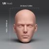 1/6 Scale Male Head Sculpt Monk Bald Man Head for 12inch Phicen,TBLeague Action Figure