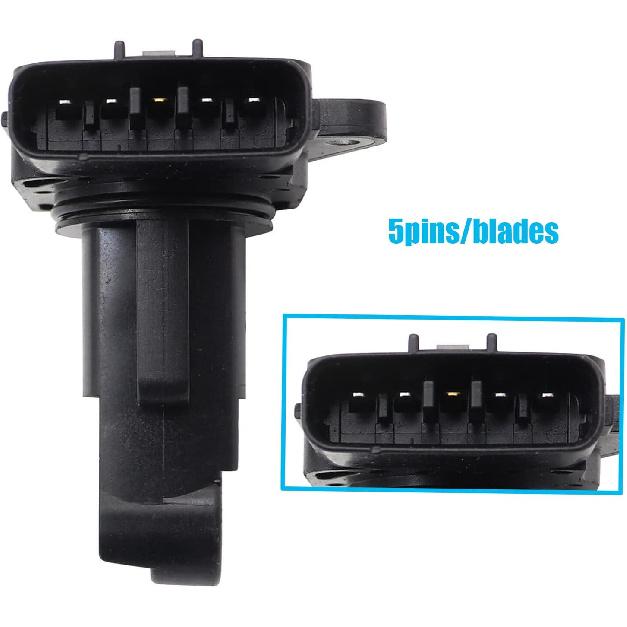 Mass Air Flow Sensor 22204-22010 Compatible With Toyota 02-06 Camry 03-08 Corolla 01-10 Highlander 00-07 4Runner 99-10 Tacoma 3.4L 4.0L 01-05 RAV4