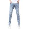 Summer Korean Classic Streetwear Cowboy Pants Men Fashionable Comfortable Boyfriend Skinny Jeans Men's