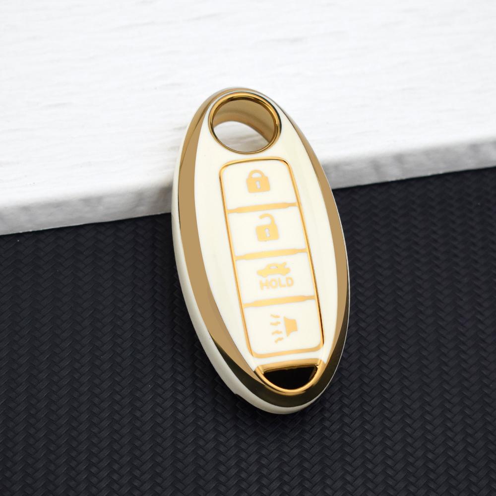 4 Buttons TPU Car Key Shell Case For NISSAN Maxima Altima Versa Sentra Sunny Sylphy Teana Qashqai X-Trail Juke Key Fob Cover Set