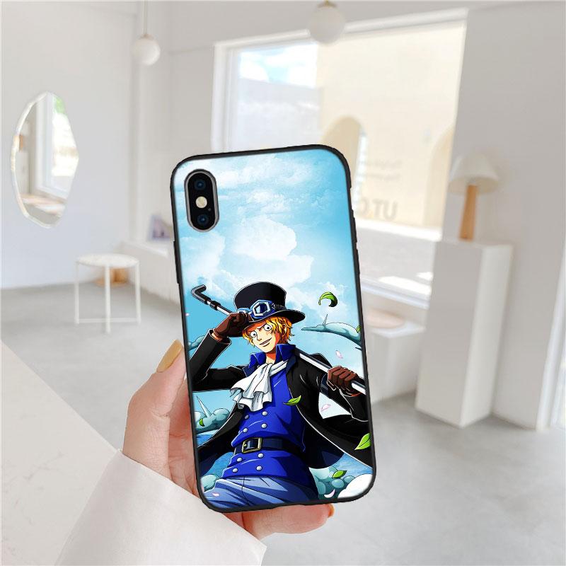 FM42 One Piece Sabo Soft Shell Phone Case for Redmi Note 8 9 Pro Max 9S 9T 9C NFC 8T 8A 10A A4