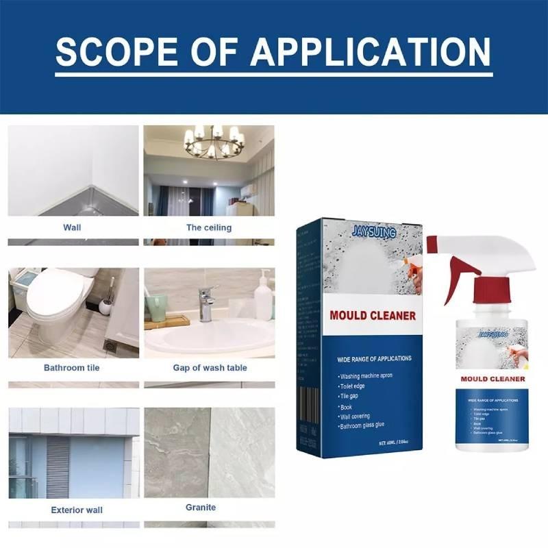 Spray Puternic pentru Îndepărtarea Mucegaiului Pentru Plafoane și Faianță de Baie Soluție de Curățare cu Efect Multiplu 60ml