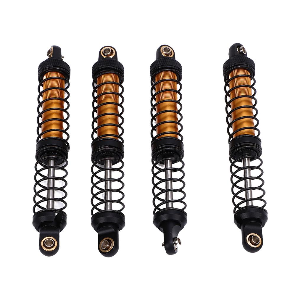 4pcs RC Car Alloy 100mm Double Springs Shock Damper for 1Celsius10 RC Crawler Off Road Car