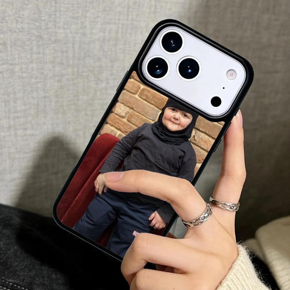 Hülle Case für iPhone 17 Air 16 Pro Max 15 Plus 11 13 Mini 14 12 Rückseite Handyhülle Niedlich Lustig Hasbulla 18