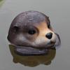 1 Piece of Floating Otter Water Decoration, Swimming Pool, Garden and Terrace Accessories, Pond Decoration, Courtyard Decoration