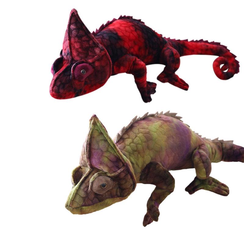 Stuffed Chameleon Lizard Plush Toy Simulation Animal Creativity Birthday Gift