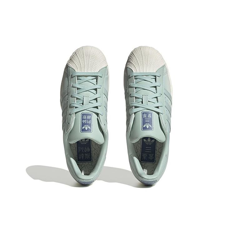 Adidas Originals Superstar Durable Low-Top Sneakers Women Sneakers Blue White IF0506