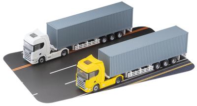 TOMYTEC The Trailer Collection Trecole Scania Trailer Set B Diorama Supplies