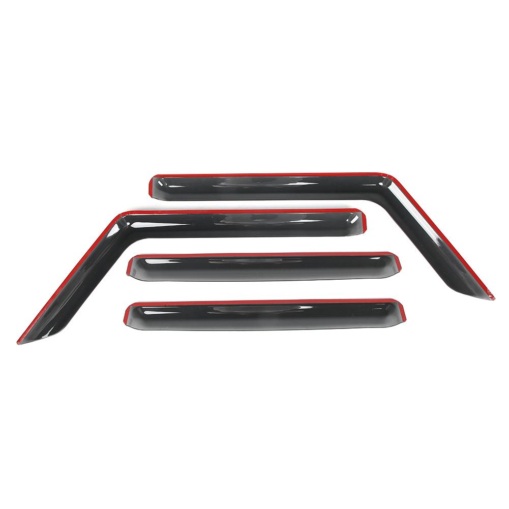 Car Window Visor Shades Sun Rain Guard Fits for Jeep Wrangler JL 2018+ 4D