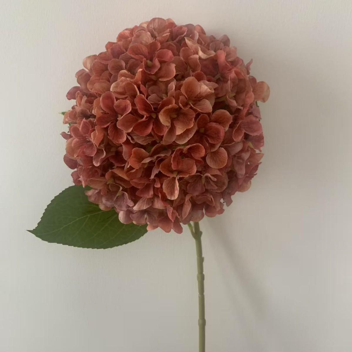 

Simulation extra large silk cloth hydrangea fake flower wedding wall floor row photography ornament