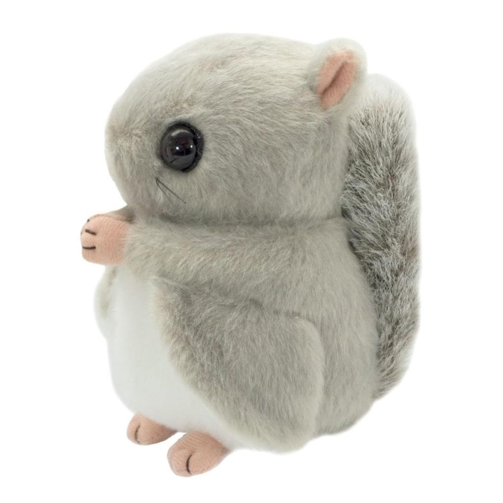Yoshitoku Land Friends Siberian Flying Squirrel Plush Size 189192 Toy, H14cm,