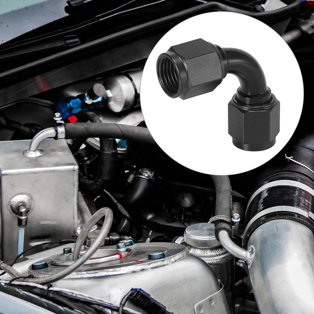 X AUTOHAUX Fitting Fuel Hose End AN6 AN Type Hose Connector Female Swivel