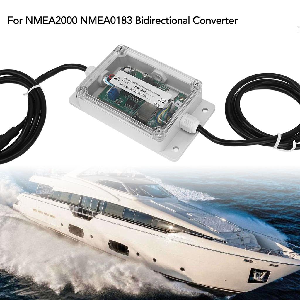 KC‑2W For NMEA2000 NMEA0183 Bidirectional Converter Support Wifi Fuel Flow Sensor Plug and Play
